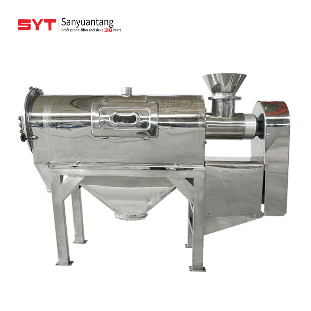 Flour Airflow Sieve Machine SUS 304 Food Sifter Shaker Automatic Screening Separator Filter