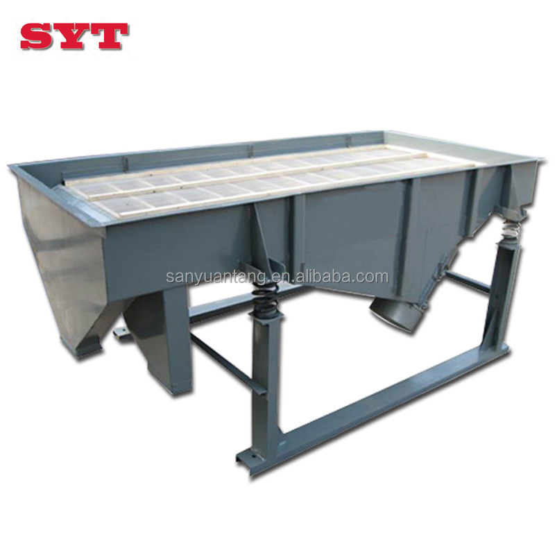 China grain separator machine linear vibrating screen for sieving various grains