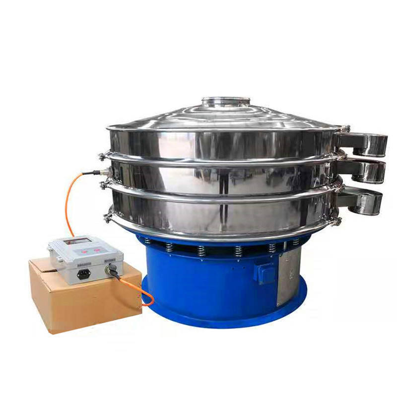 304 Stainless Steel Fine Powder Coating Ultrasonic Vibrating Screen Sieve Shaker With Cleaning System