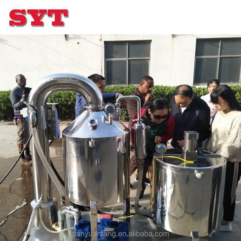 Honey processing plant used stainless steel honey extractor with stir filter