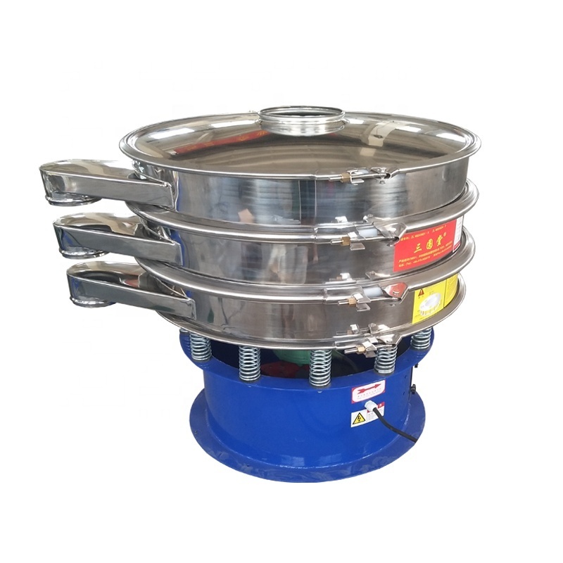 Vibrating Sifter Shaker Machine Industrial Food Processing for Powder With 80 Mesh Screen Sieve