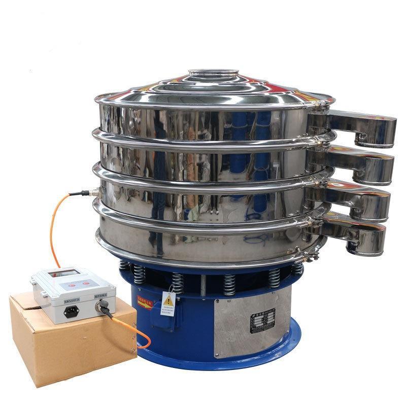 304 Stainless Steel Fine Powder Coating Ultrasonic Vibrating Screen Sieve Shaker With Cleaning System