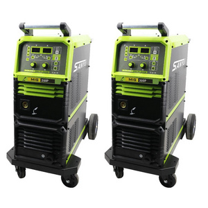 SANYU MIG-300P Welding Machine CO2 Gas Shielded Welder AC1-220V With Pulse Inside Wire Feeder For Aluminum Carbon Steel