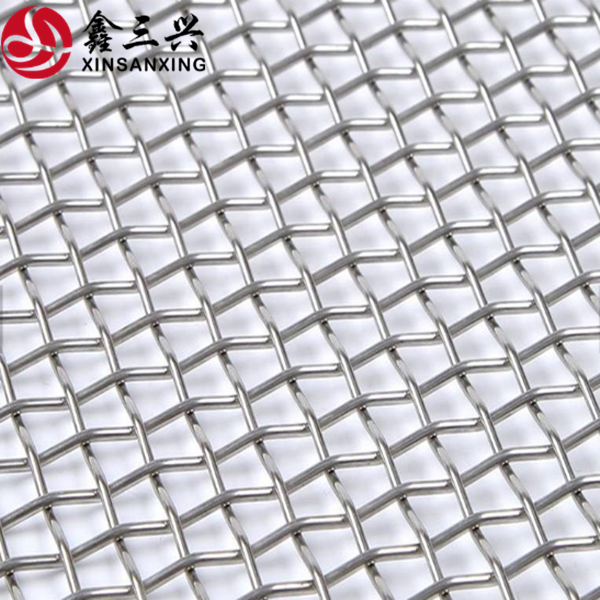 1.6x10mm Stainless Steel Corrugated Mesh Grid 304 double crimped wire mesh