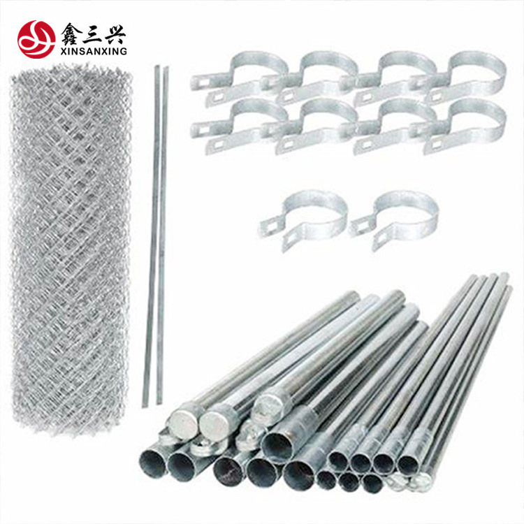 100ft 8ft 8 foot 6 foot galvanized diamond fence cyclone wire mesh pvc black coated chain link fence roll 50ft