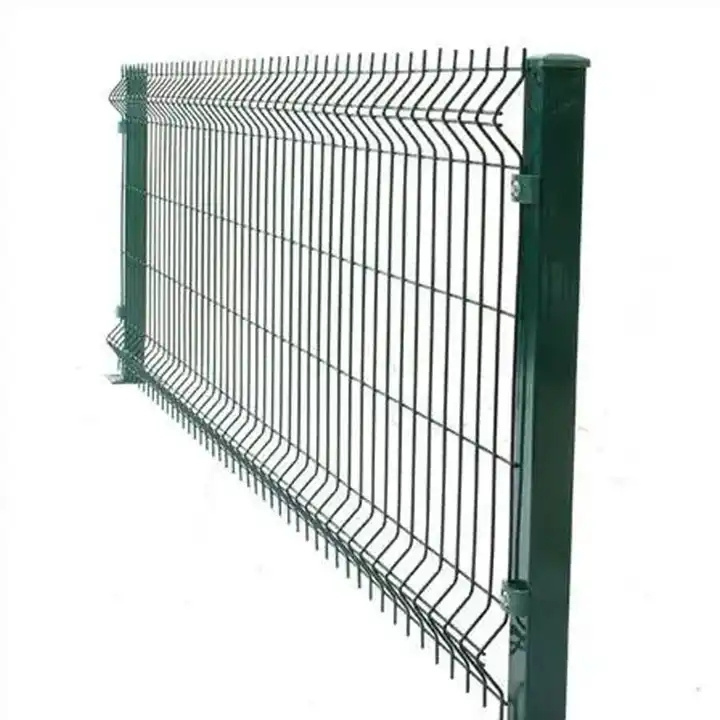 2024//sanxing// 3D Outdoor Decorative Curved Welded Wire Mesh Garden Fence panel