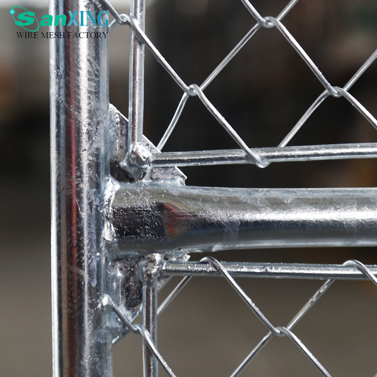 3.0 mm galvanized pvc coated mesh rolls cyclone wire chain link fence panels chain link fence