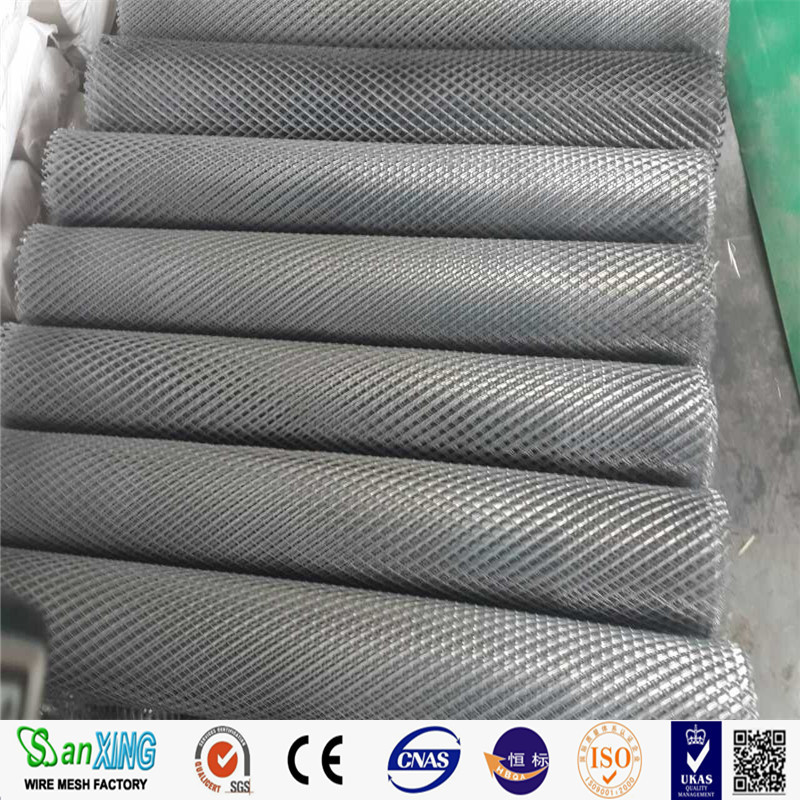 low price galvanized stainless steel diamond shape raised 8x4 expanded metal mesh for walk floor