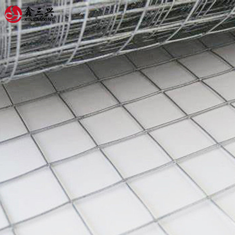 Factory Low Price 4X4 Square Wire Galvanized Welded Mesh Wiremesh Fence Roll