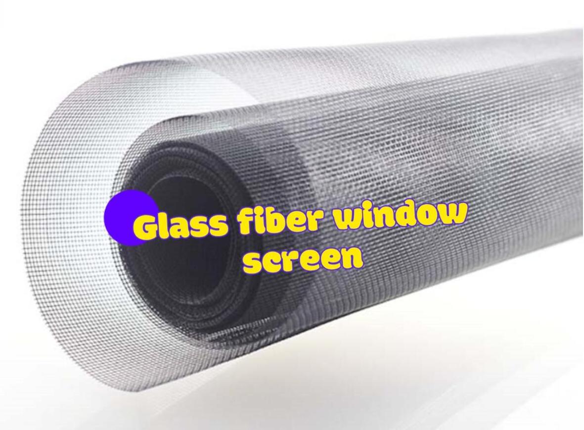 Fiberglass Mesh black / grey fiberglass Window Screen Netting / Roller Mosquito Nets for Windows