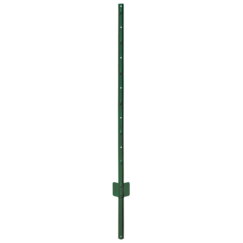 U Metal Fence Post Yard Link Garden Steel Stakes Powder Coated Green Post U shaped post