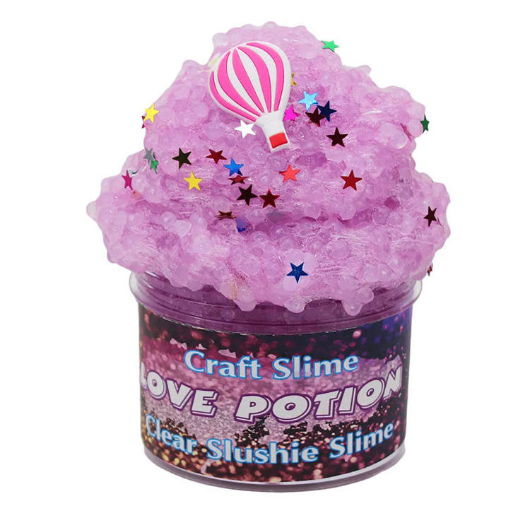 New Design Slime Children's Toy Color Mud Rice Slime Foaming Glue Puzzle Decompression DIY toy Crystal Mud