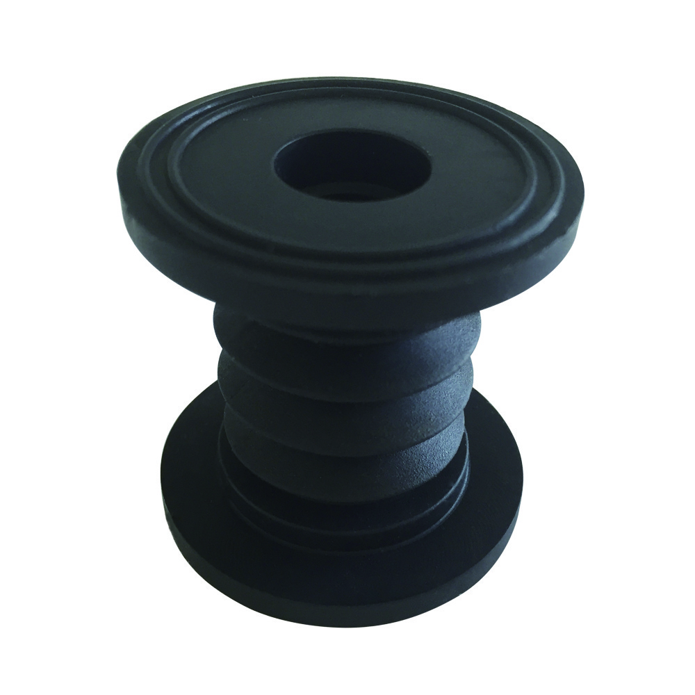 Custom flexible Silicone rubber EPDM corrugated bellow hose bushing