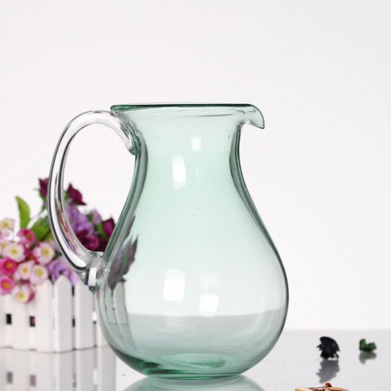 Sanzo Customize Glassware Manufacturer Soda glass large tea/coffee pot /jug/ pitcher 1500ml