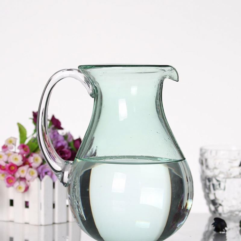 Sanzo Customize Glassware Manufacturer Soda glass large tea/coffee pot /jug/ pitcher 1500ml