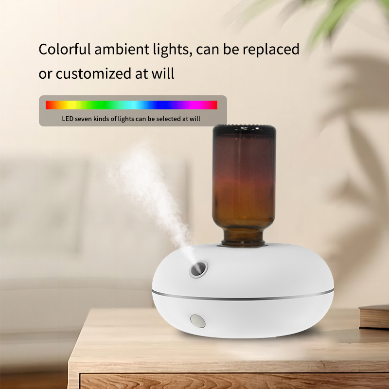 Portable Essential oil Aroma Diffusers colorful inverted Automatic induction infrared Waterless Scent Fragrance Perfume diffuser