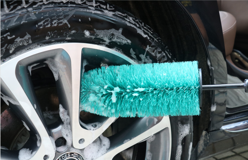 18 inch Car Wash Brush Kit Soft Fiber Cleaning Detailing Washing Products For Cars Washer Care Rim Tire Wheel Hub Tyre Cleaner