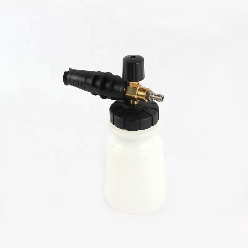 Car Washing 1l Premium Quality Brass High Pressure Foam Lance Cannon Water Foam Gun With 1/4 Inch Quick Connect