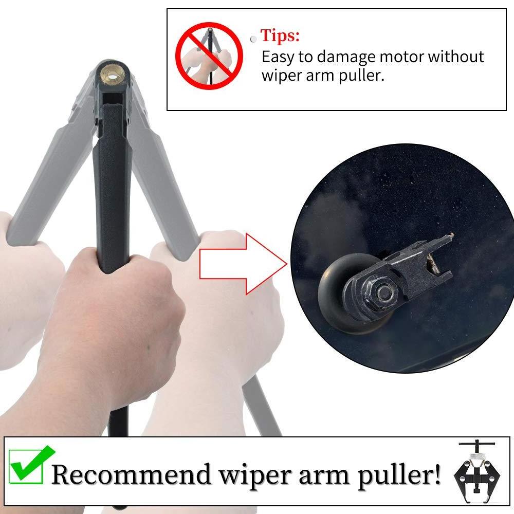 Automotive Replacement Windshield Wiper Arms Battery Terminal and Wiper Arm Puller wiper arm removal tool t post puller