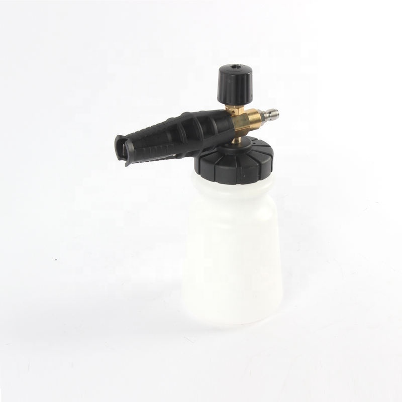 Car Washing 1l Premium Quality Brass High Pressure Foam Lance Cannon Water Foam Gun With 1/4 Inch Quick Connect