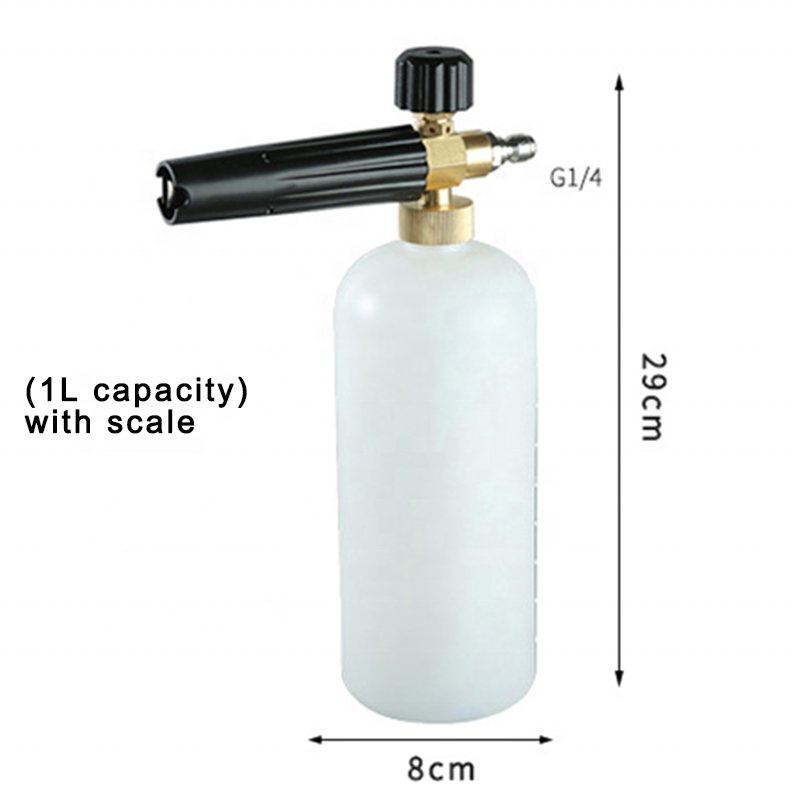 Adjustable 1L High Pressure Soap Foamer Foam Lance Car Washer Car Cleaning Foam Gun