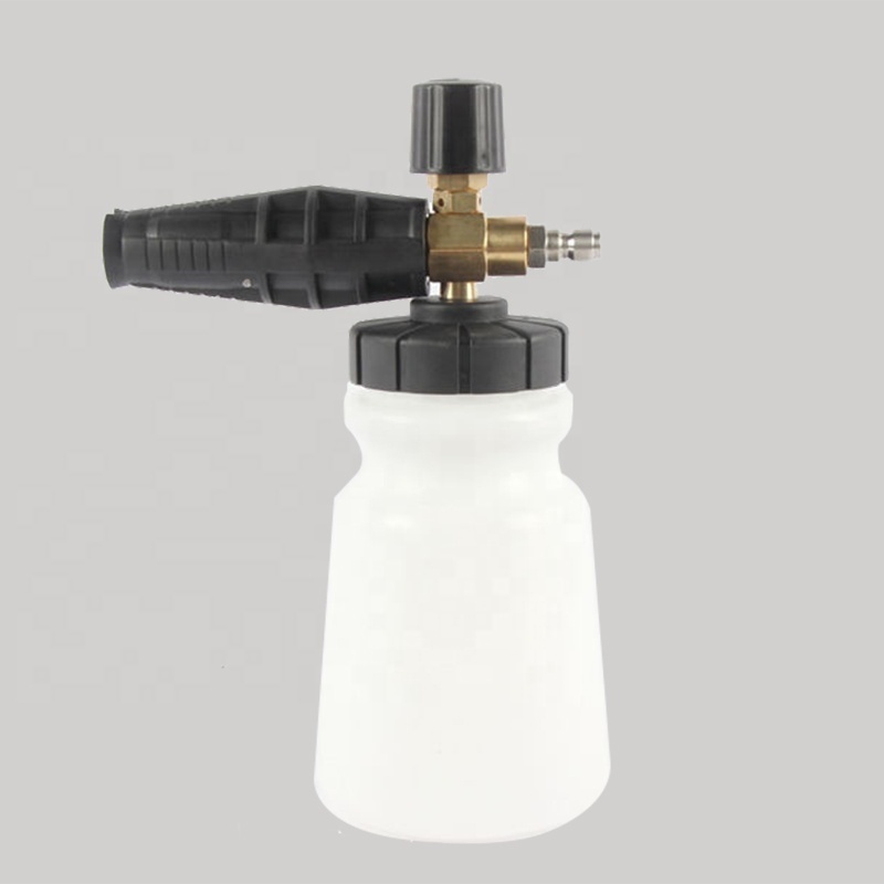 Car Washing 1l Premium Quality Brass High Pressure Foam Lance Cannon Water Foam Gun With 1/4 Inch Quick Connect