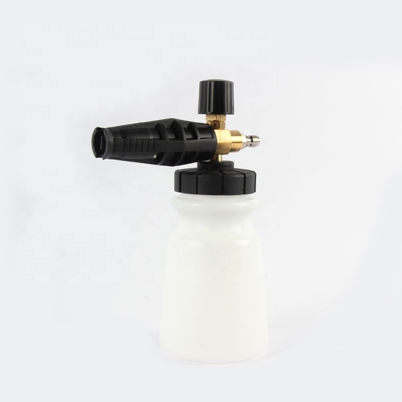 Car Washing 1l Premium Quality Brass High Pressure Foam Lance Cannon Water Foam Gun With 1/4 Inch Quick Connect