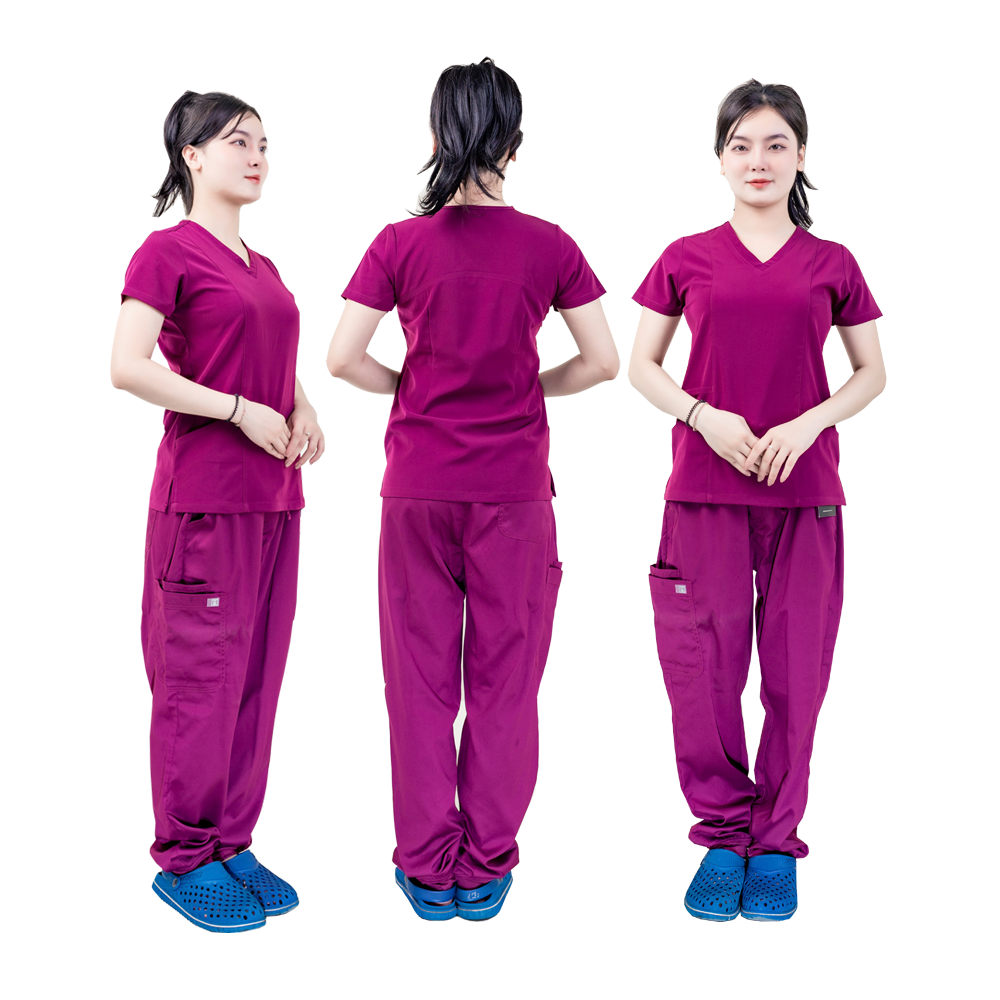 Medical scrubs Men & women wholesale sets nursing uniform with customize logo Private label FMF VN Verified Manufacturer clothes