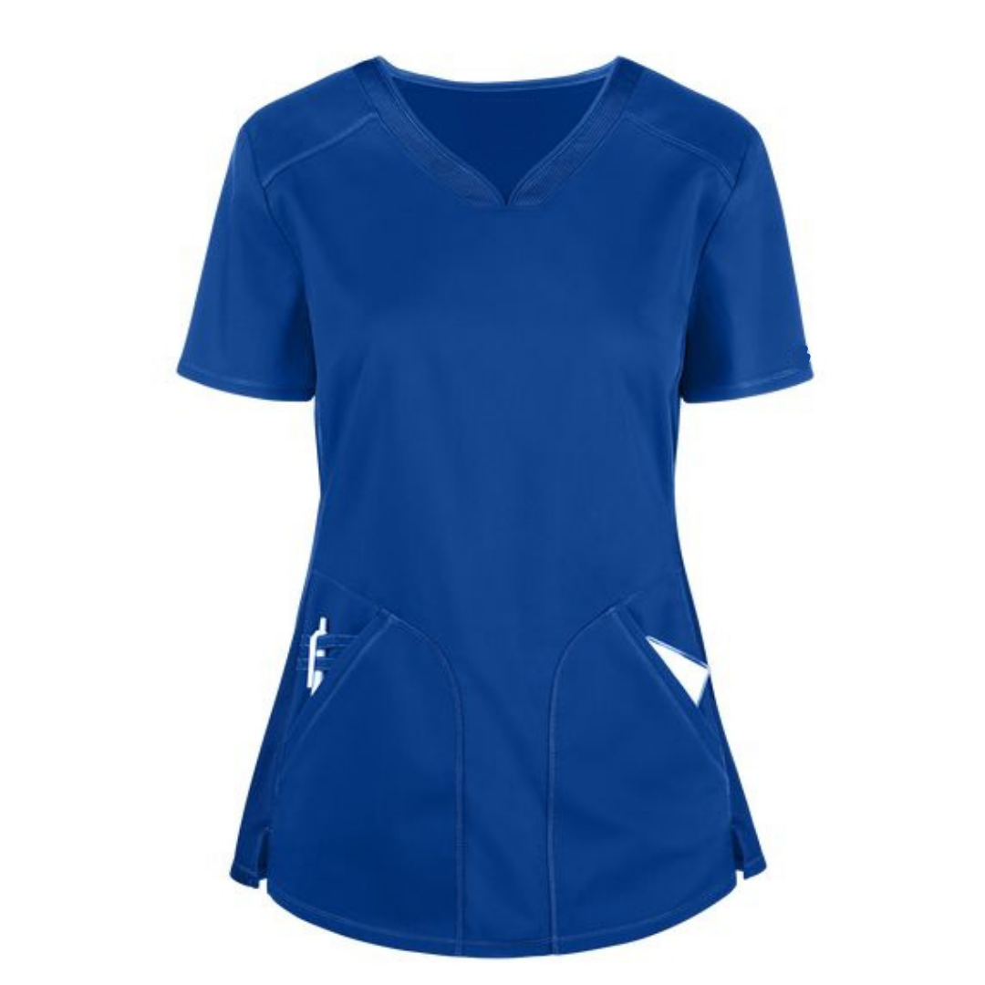 Fashion stretch Colors Designs Men Medical Scrubs Top - Cotton PE Spandex - High quality Hospital Uniforms