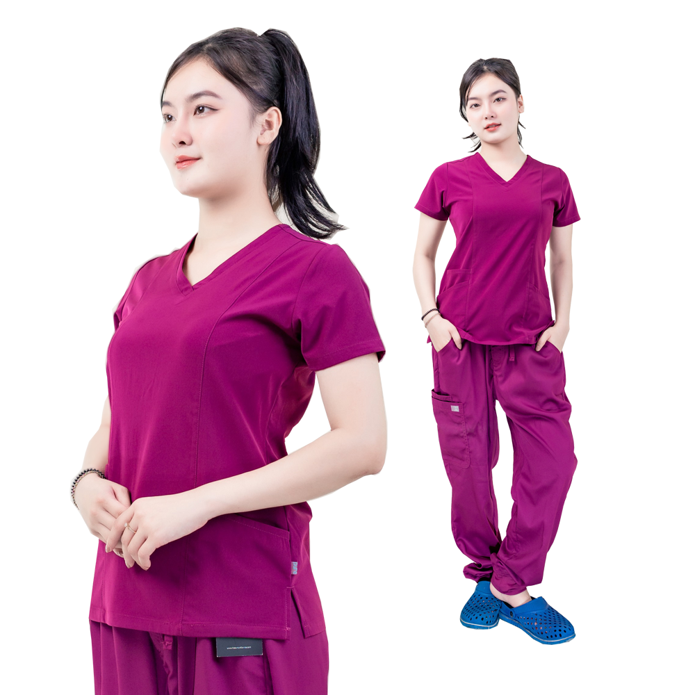 Medical scrubs Men & women wholesale sets nursing uniform with customize logo Private label FMF VN Verified Manufacturer clothes