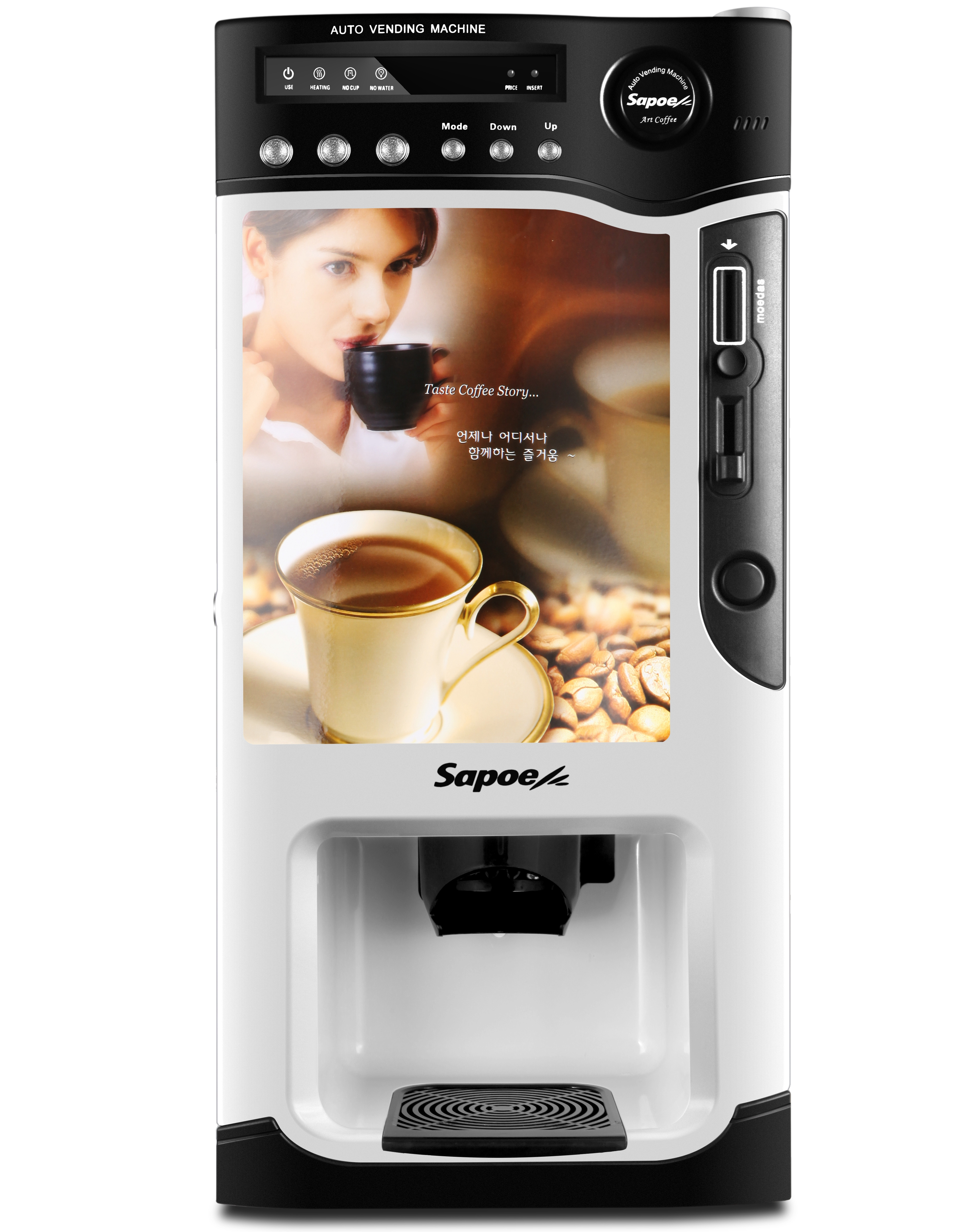 Profitable Simple Automatic Intelligent 3 in 1 coffee drinks Electronic 24 hours korean coffee vending machine