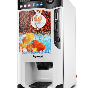 3 hot and 3 cold protein shake milk coffee vending machine in GYM