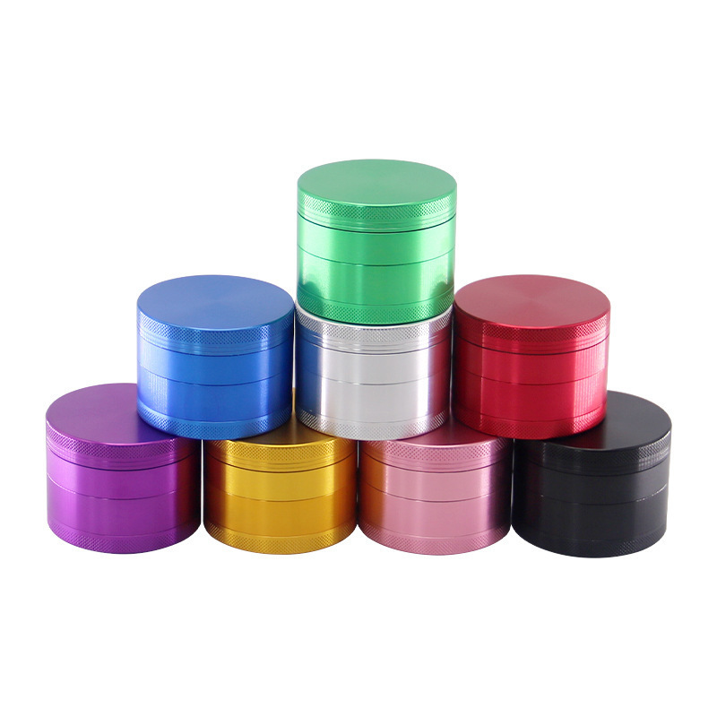 Easy To Use  Manufacturer China Large Magnetic Top Zinc Alloy Spice Pink Herb Grinder 2.5