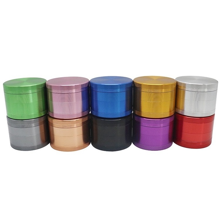 Easy To Use  Manufacturer China Large Magnetic Top Zinc Alloy Spice Pink Herb Grinder 2.5