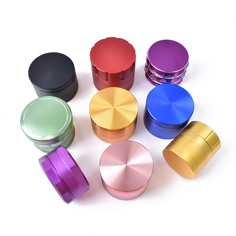 Easy To Use  Manufacturer China Large Magnetic Top Zinc Alloy Spice Pink Herb Grinder 2.5