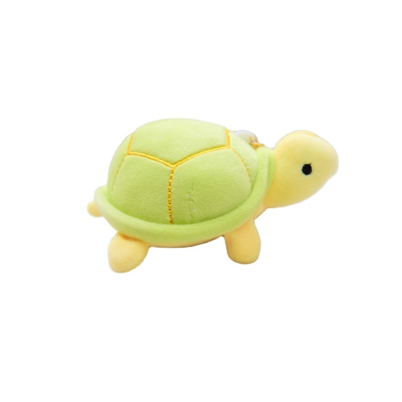 Cute flip octopus pendant plush toy key chain turtle trinket small turtle doll sea animal