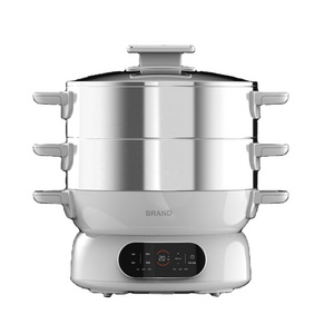 High Quality Household Food Grade Stainless steel Digital Touch Electric Food Steamer