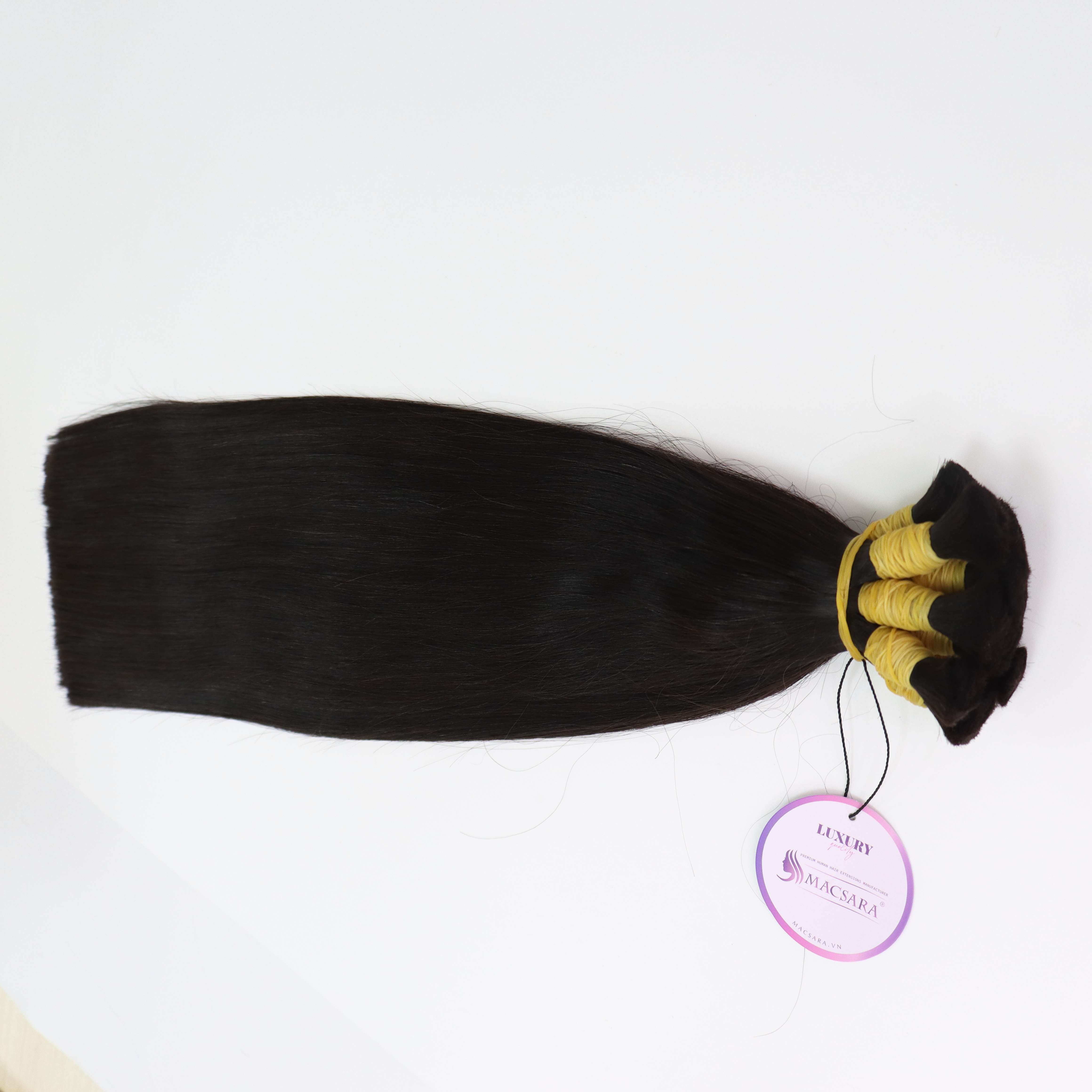 Wholesale BULK HAIR extensions 100 percent top quality Vietnamese human hair extensions braiding Macsara manufacturer