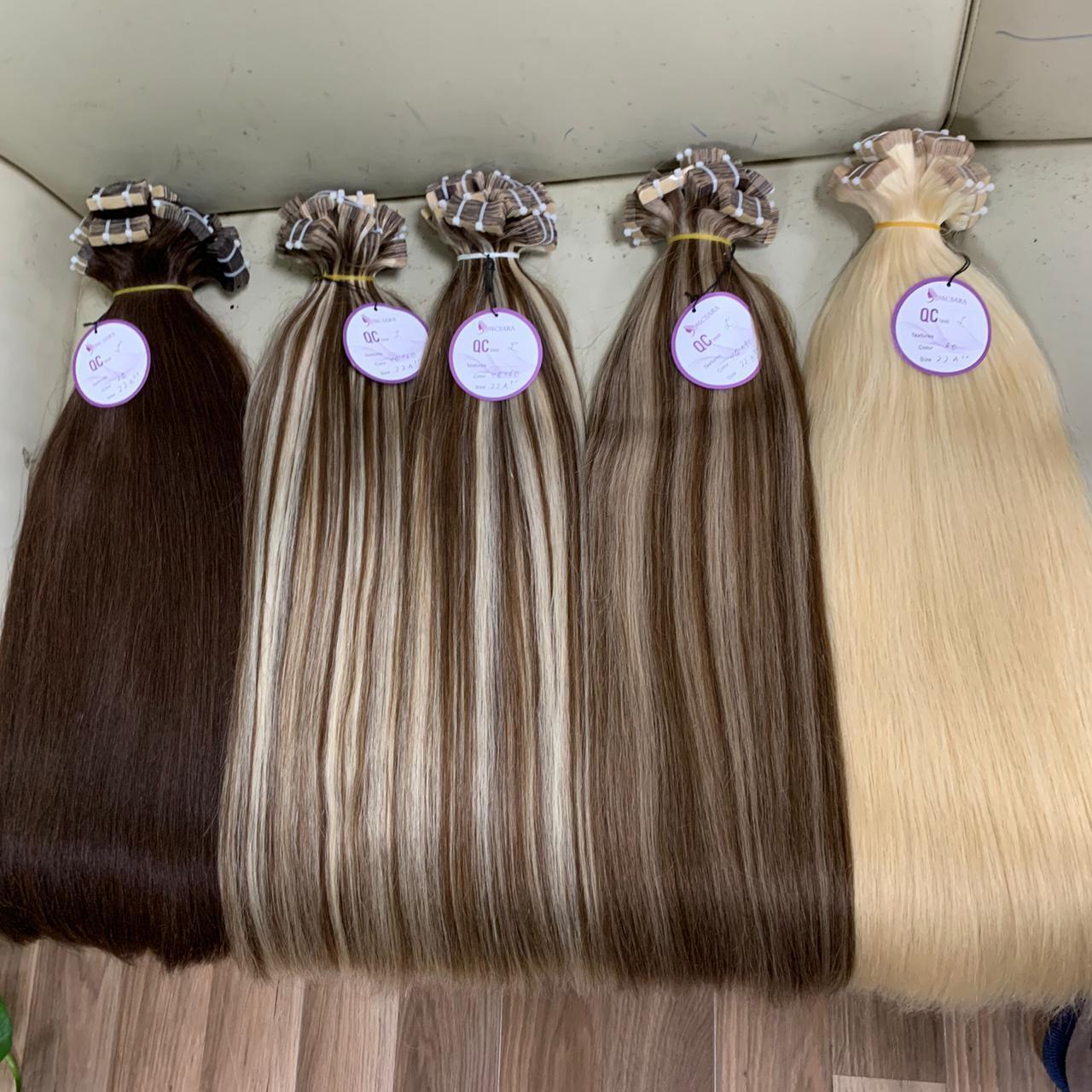 New Arrival Grade 12A Raw Burmese Wavy Virgin Cuticle Aligned Hair No Tangle No Shedding Virgin Body Wave Hair tape 10