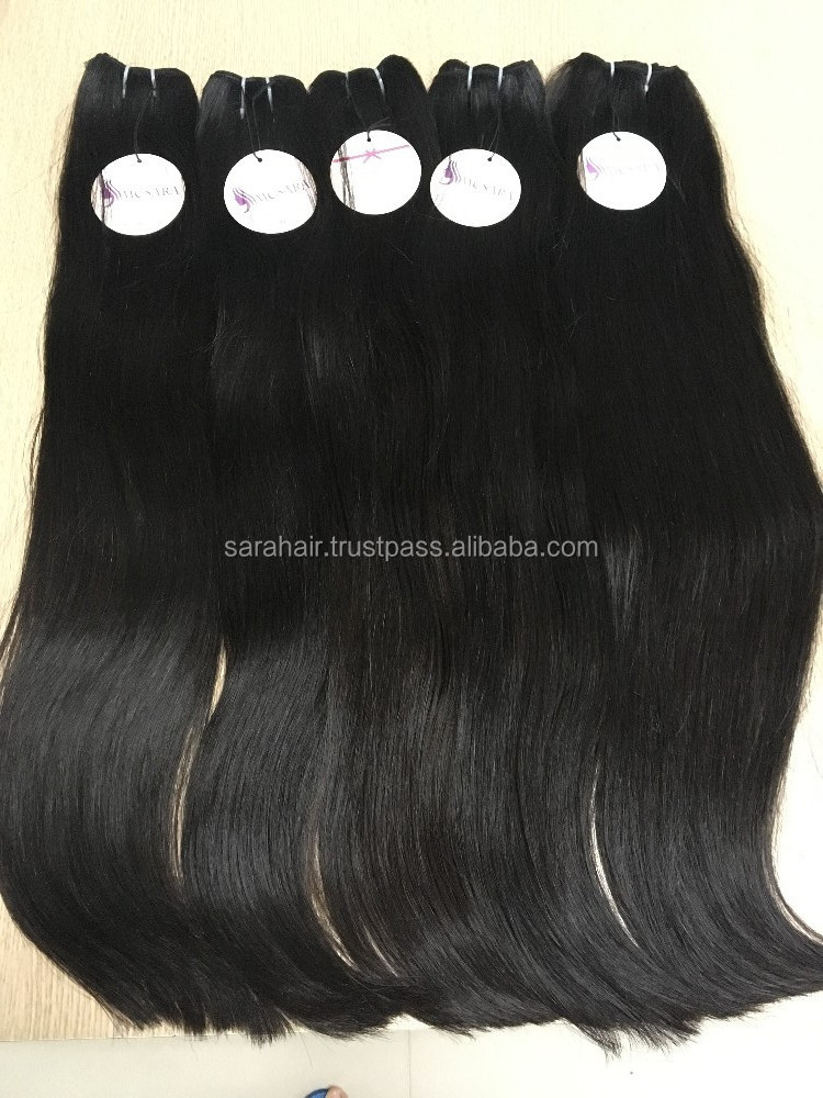 New Unprocessed Virgin Machine Weft Vietnamese Virgin Cuticle Aligned Hair various length from 6 inches to 40 inches OEM ODM