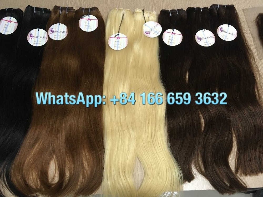 New Unprocessed Virgin Machine Weft Vietnamese Virgin Cuticle Aligned Hair various length from 6 inches to 40 inches OEM ODM