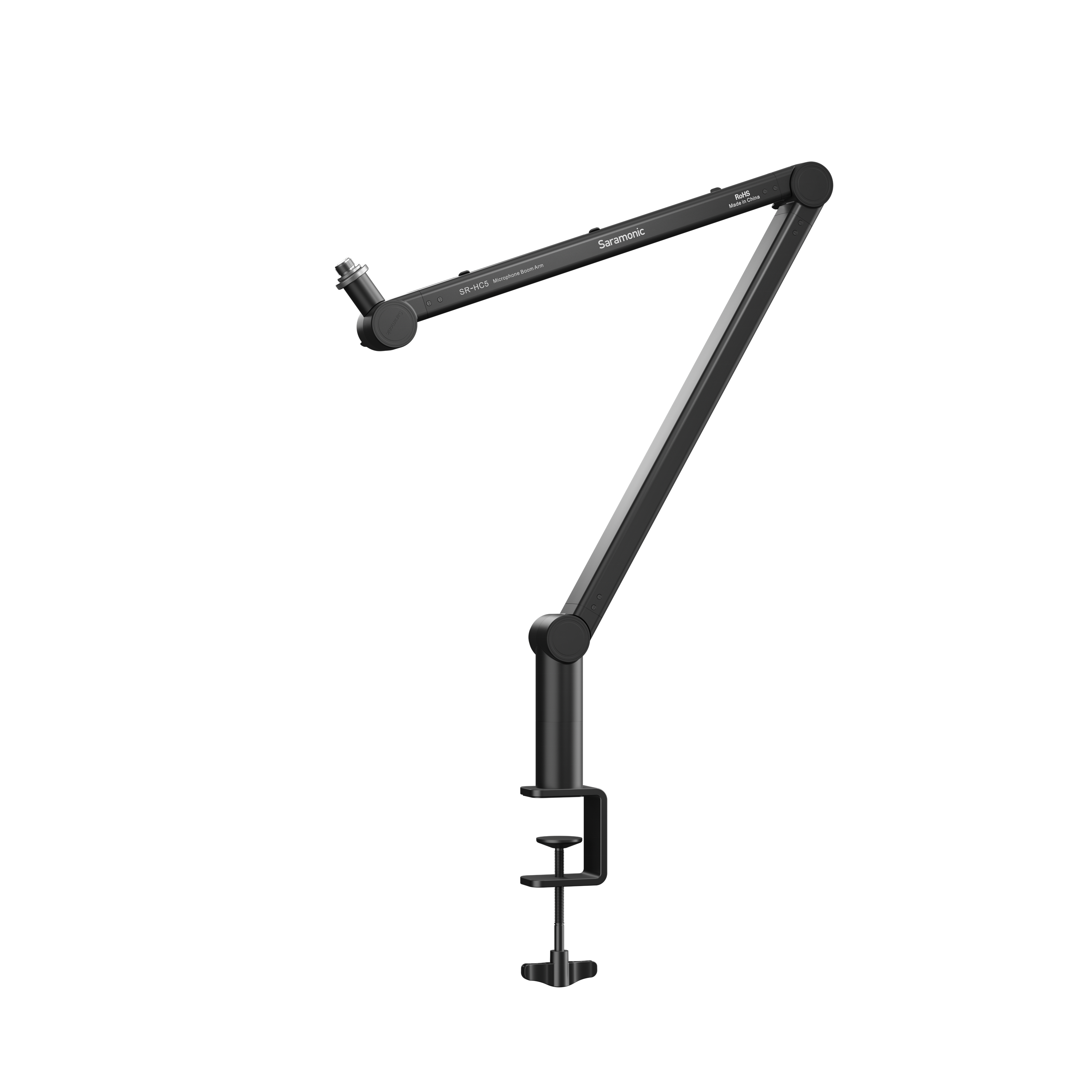 Saramonic SR-HC5 Aluminum Alloy Microphone Boom Arm with Hidden-Cable Management for Broadcast Podcast Livestream Home Recording