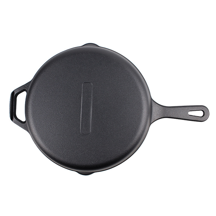 Chemical Free Cookware Set Healthy Cast Iron Fry Pan Set with LFGB