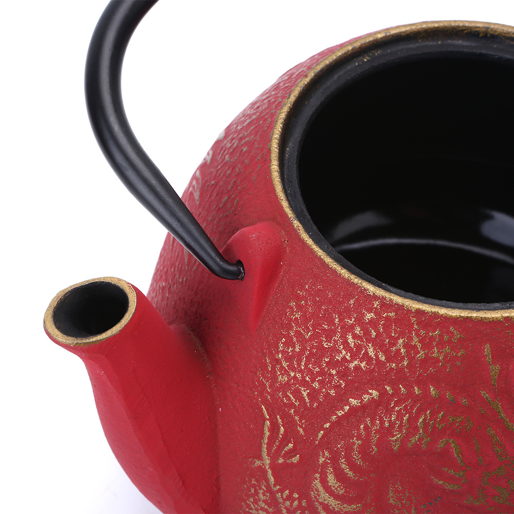 New Customized Enamel Cast Iron Teapot Cast Iron Tea Kettle