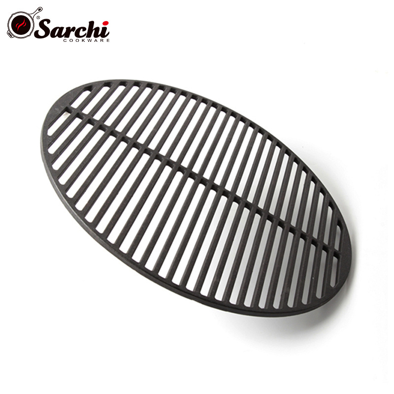 Bbq Campfire Charcoal Grill Cast Iron Grate Grids Sear Grate Fire Pit Round Cooking Grate