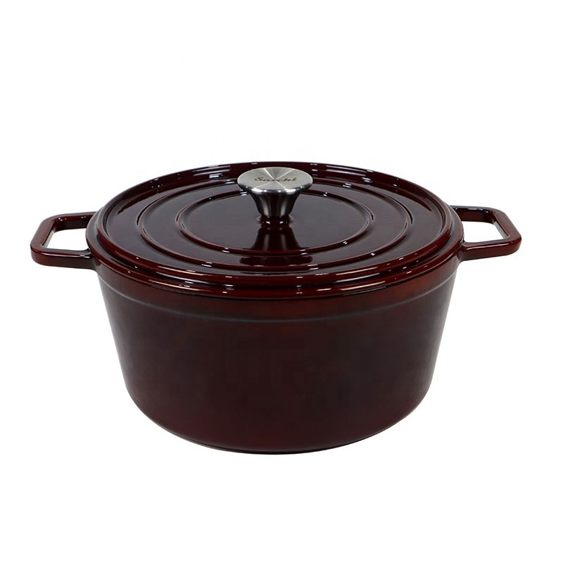 Wholesale America Kitchen Ware Set Cooking Pot Enamel Le Cookware Sets Dutch Oven cast iron Enameled Casserole