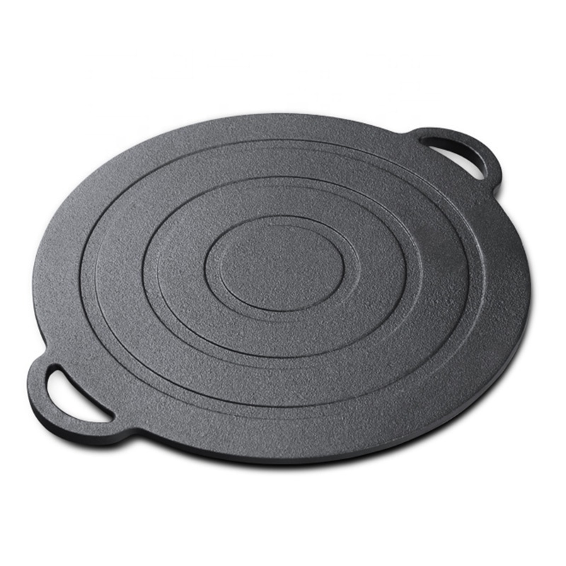 Cast Iron Induction Crepes Pan Baking Cookie Tawa Pan Uncoated Pizza Pan