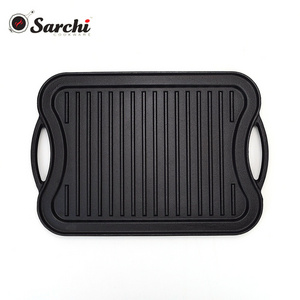 Pre-seasoned cast iron Grill Pans Griddle Pans