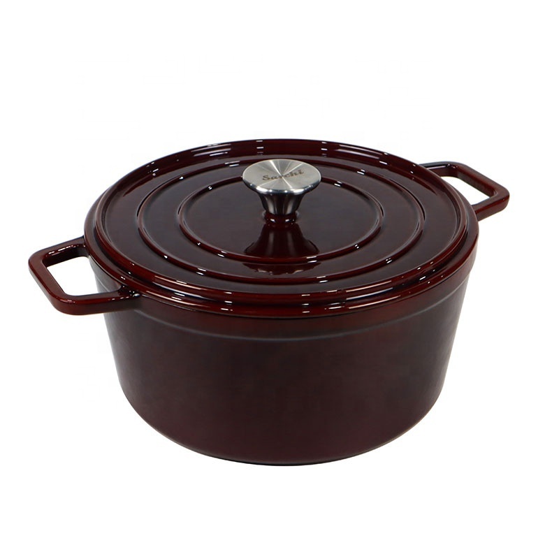 Wholesale America Kitchen Ware Set Cooking Pot Enamel Le Cookware Sets Dutch Oven cast iron Enameled Casserole