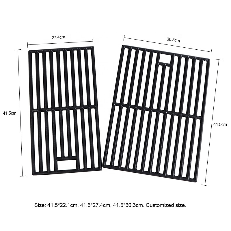 16'' Portable Porcelain Cast Iron Grill Grate Replacement Parts for Weber